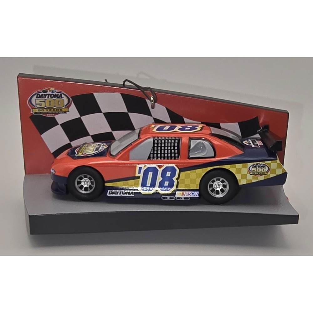 Nascar Daytona 500 50th Running Hallmark Keepsake Christmas Ornament 2008 -637